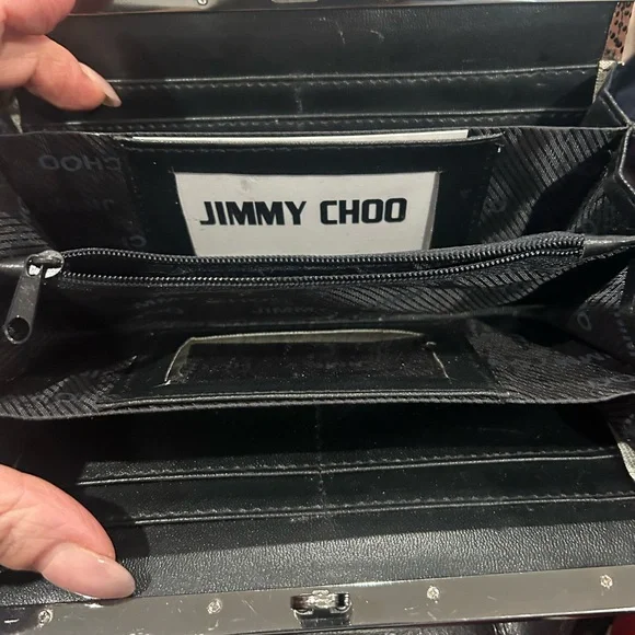Jimmy Choo Black Leather Wallet - Picture 3 of 3